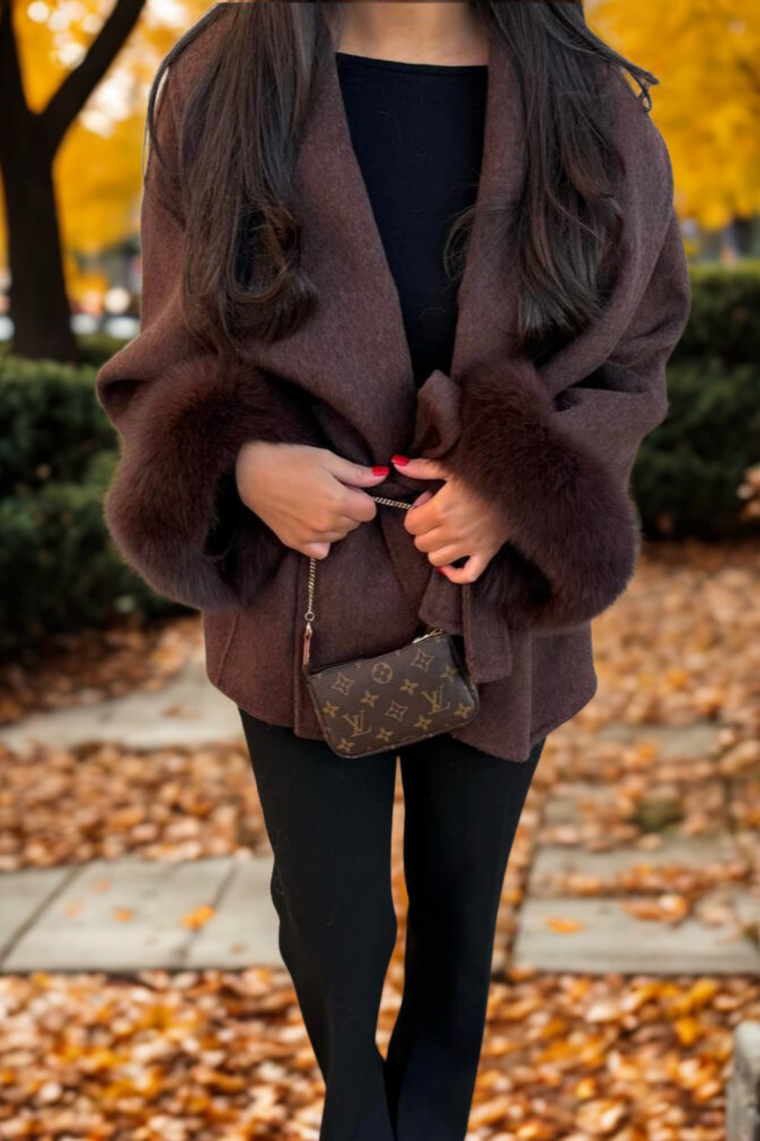 FAUX FUR COAT