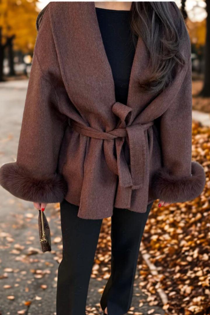 FAUX FUR COAT