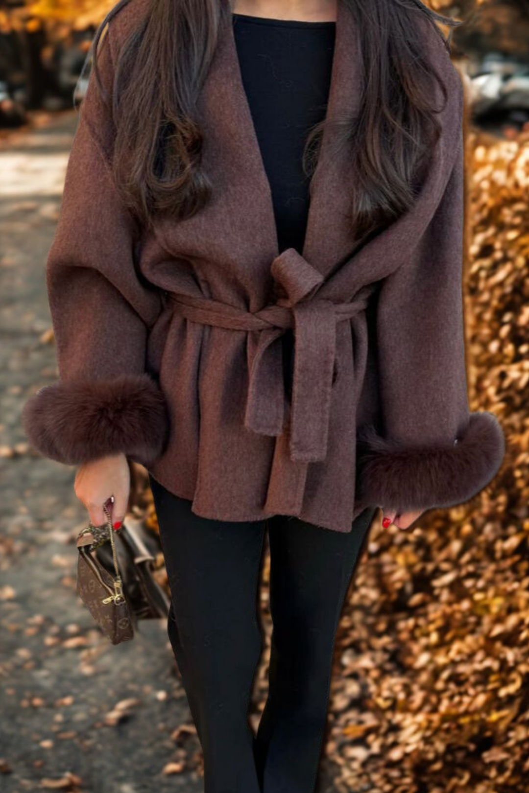 FAUX FUR COAT