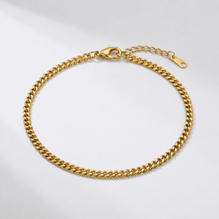 Goldwave | Cuban Chain Anklet — Gold
