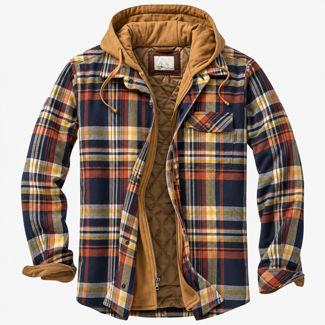 Martin – Plaid Patchwork Jacket