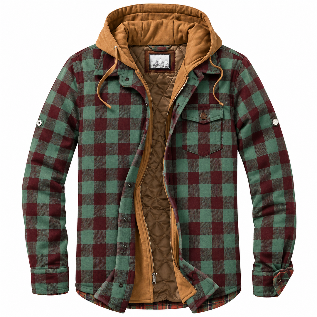 Martin – Plaid Patchwork Jacket