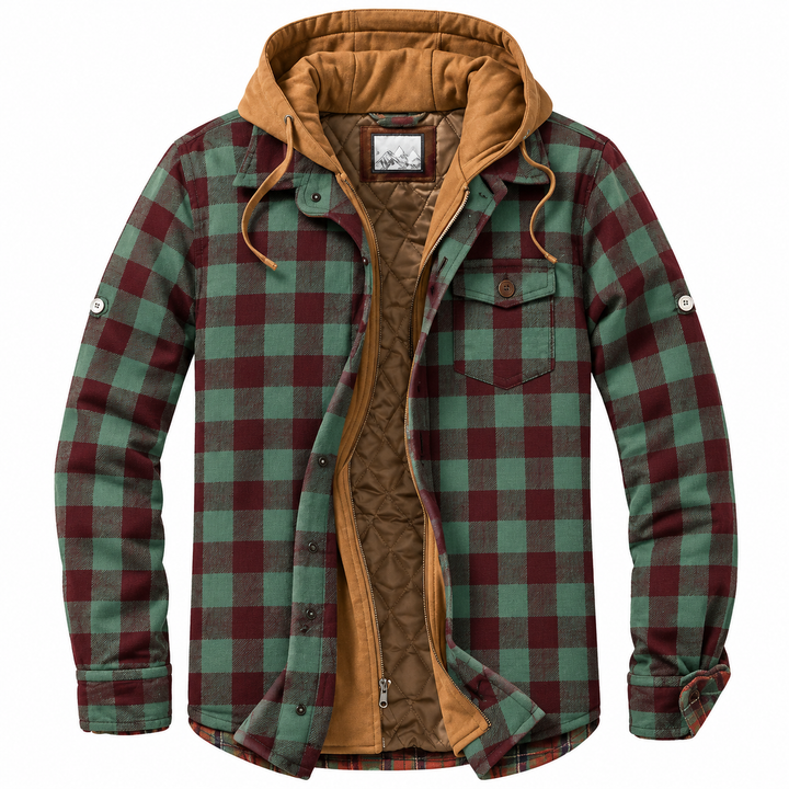 Martin – Plaid Patchwork Jacket