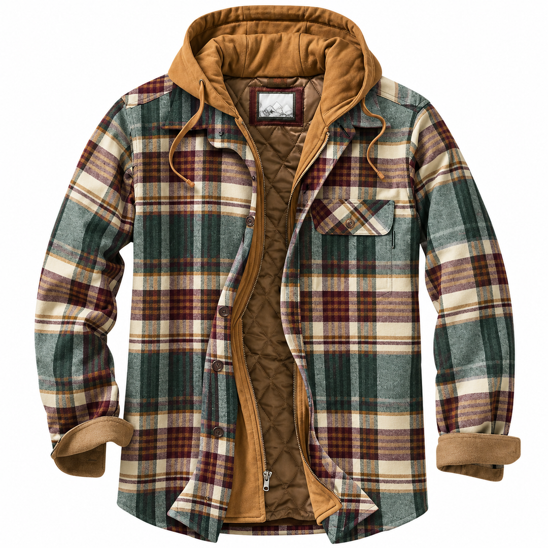 Martin – Plaid Patchwork Jacket
