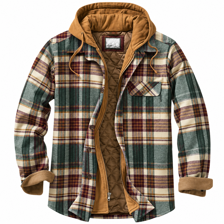 Martin – Plaid Patchwork Jacket