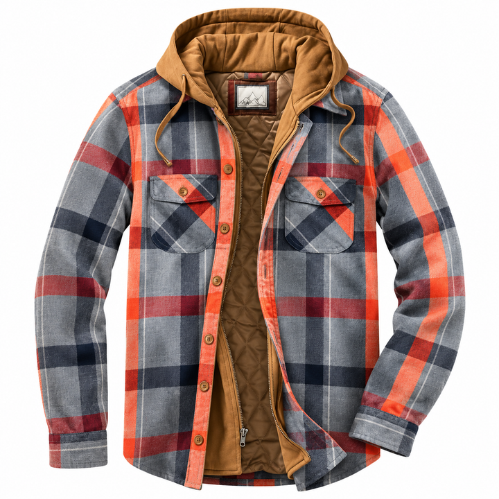 Martin – Plaid Patchwork Jacket