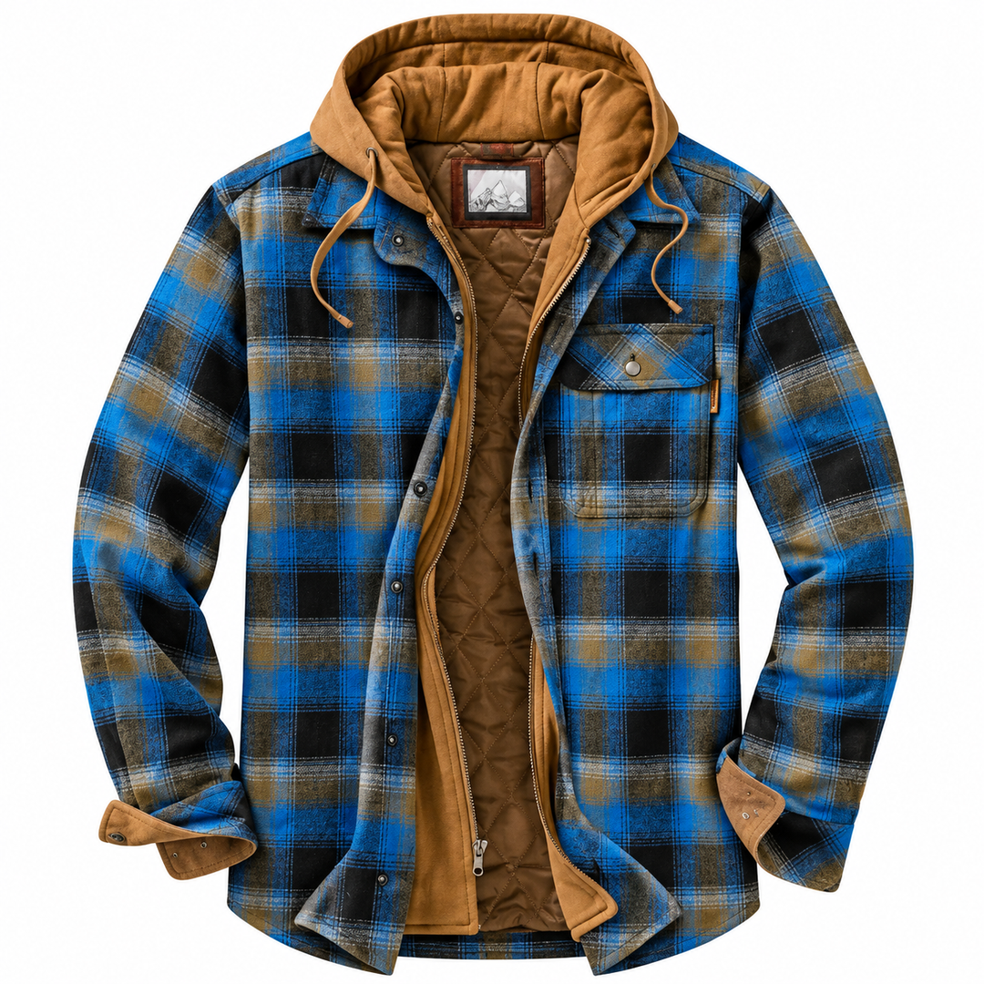 Martin – Plaid Patchwork Jacket