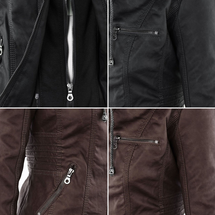 Esmé™ | Hooded Moto Jacket