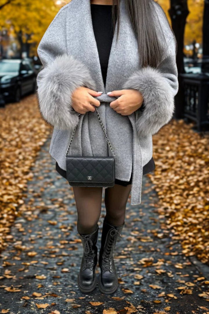 FAUX FUR COAT