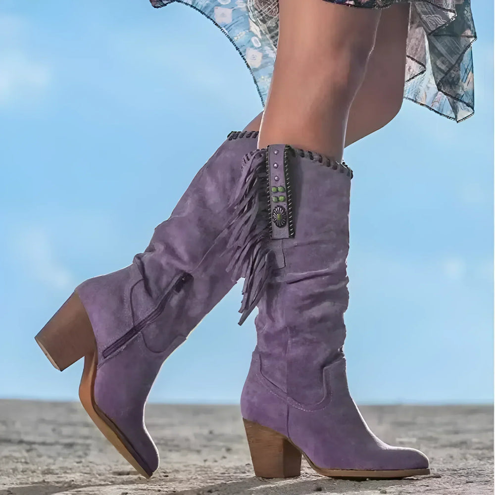 Héloïse – Fringed Western Boots