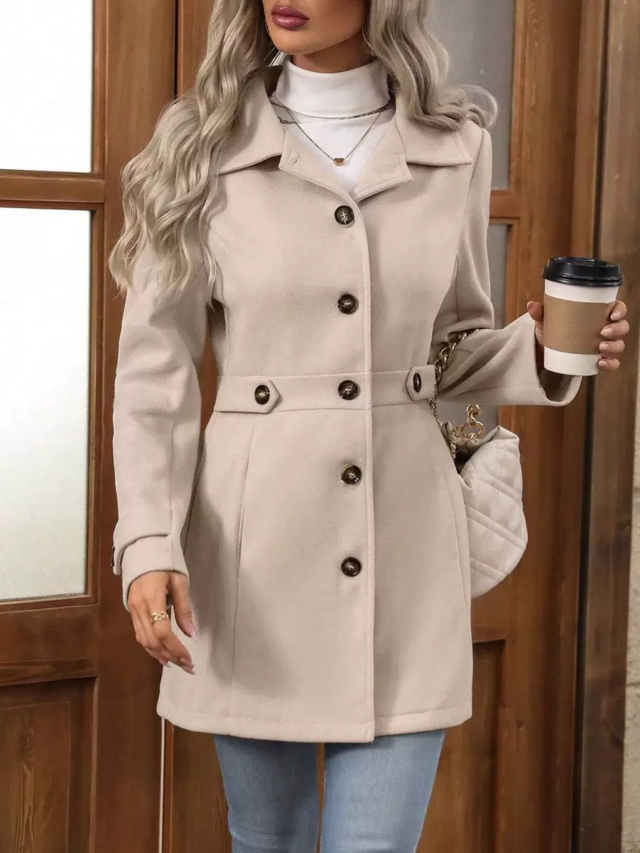 Christine – Elegant Belted Coat