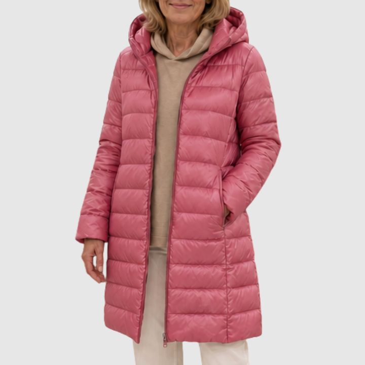 Feathra | Lightweight Coat with Detachable Hood