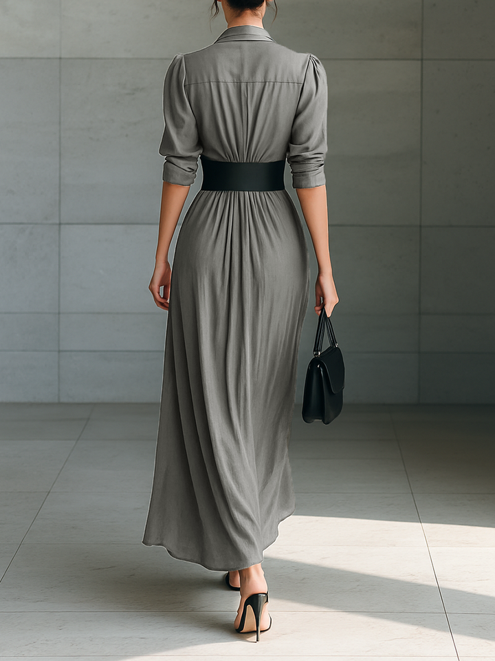Zéphyrine | Pleated Long Dress