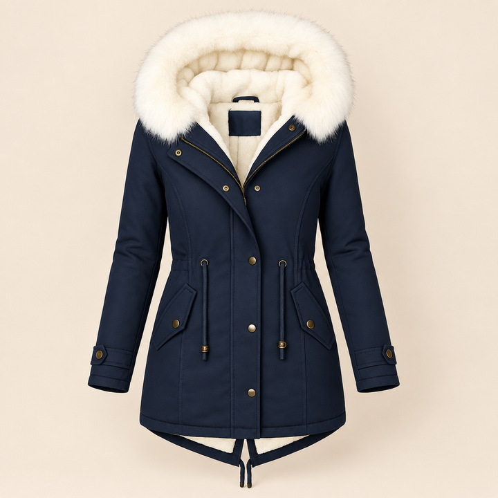Isaure – Lined Parka with Drawstring Waist