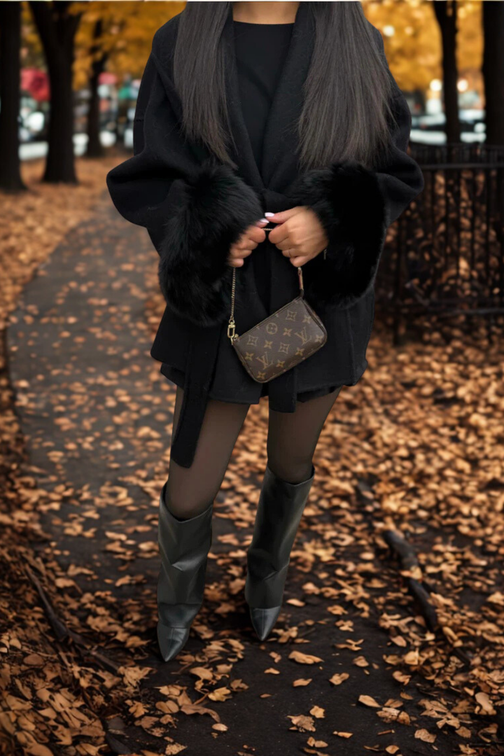 FAUX FUR COAT