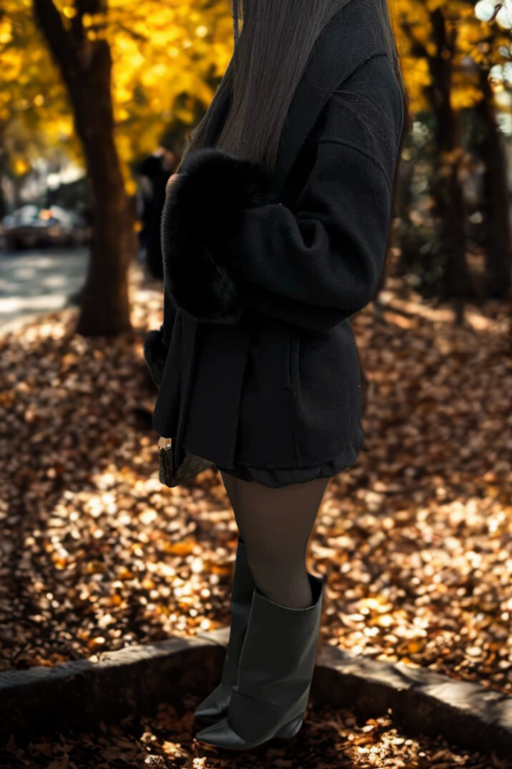 FAUX FUR COAT