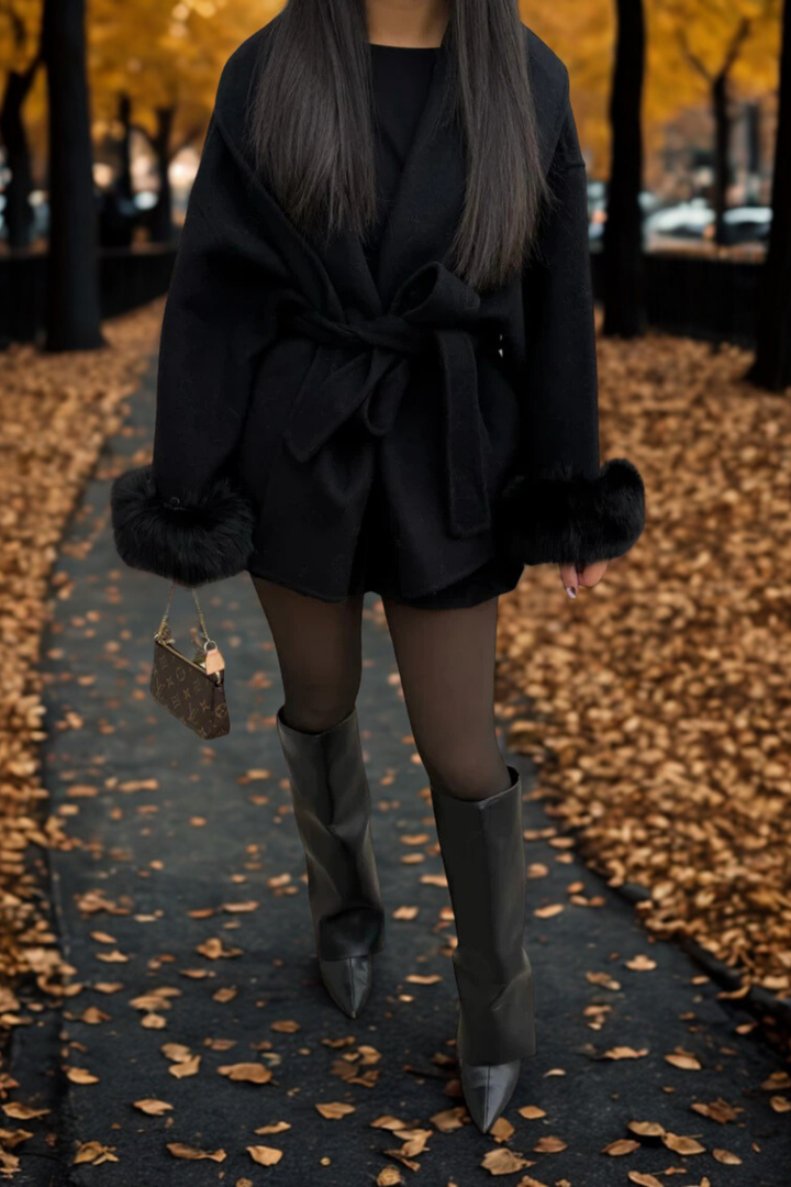 FAUX FUR COAT