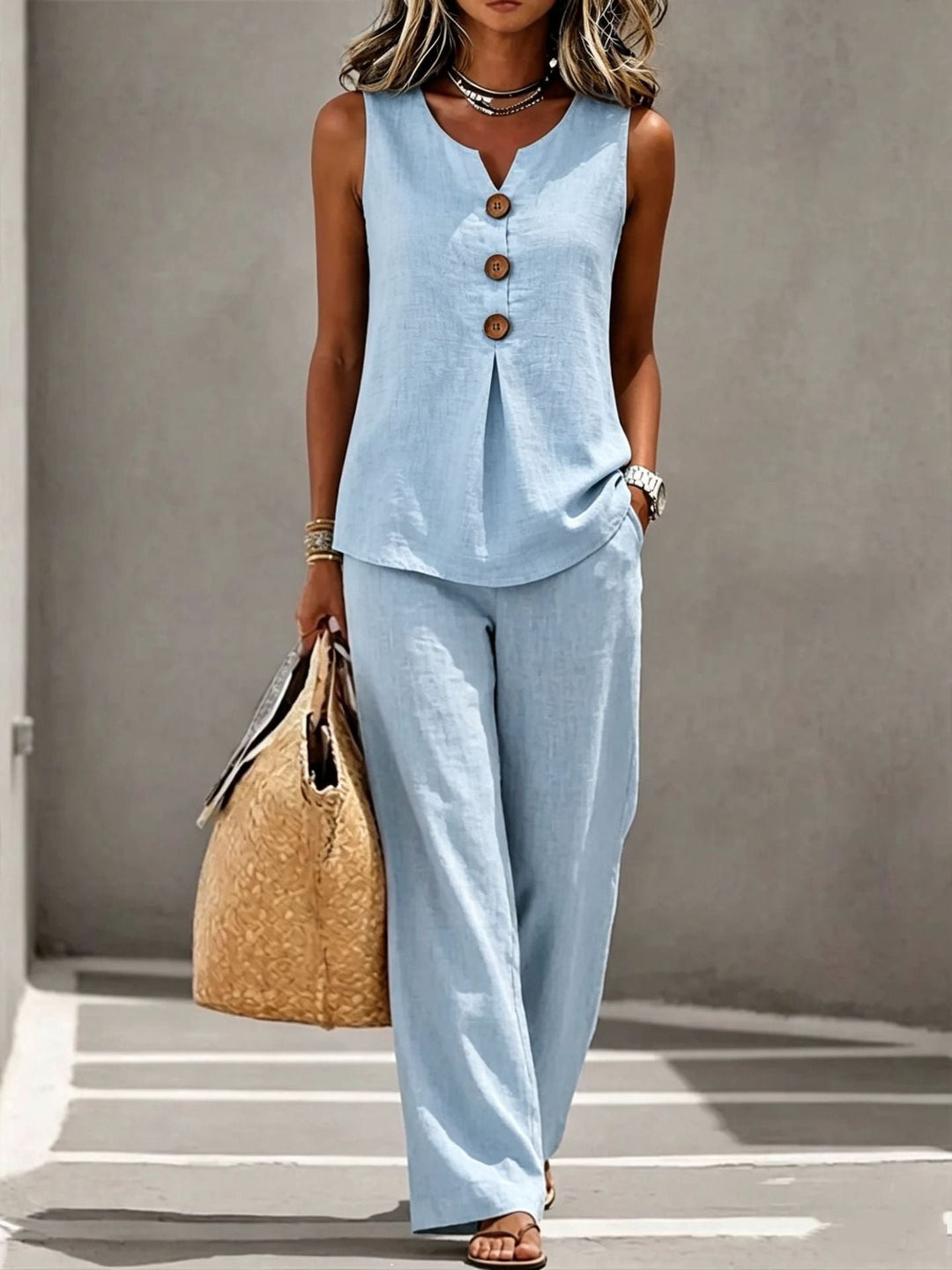 Joséphine – Flowy Elegant Pants Set