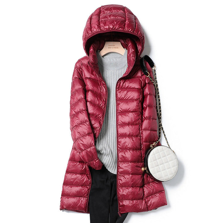 Feathra | Lightweight Coat with Detachable Hood