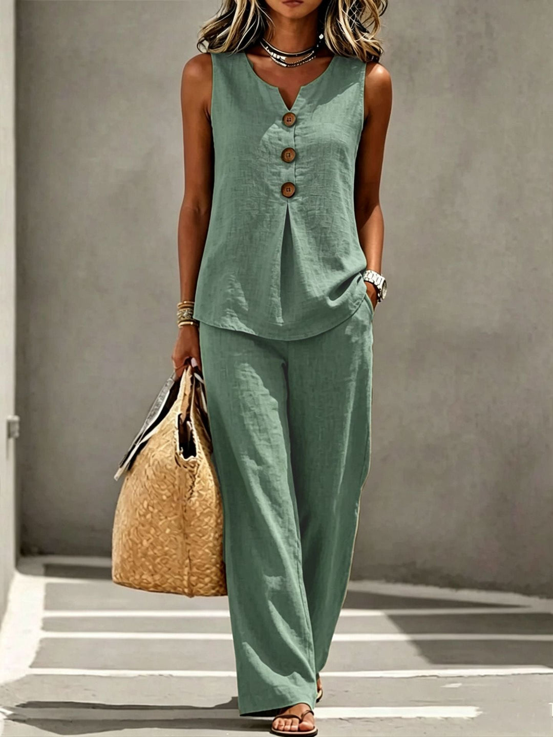 Joséphine – Flowy Elegant Pants Set