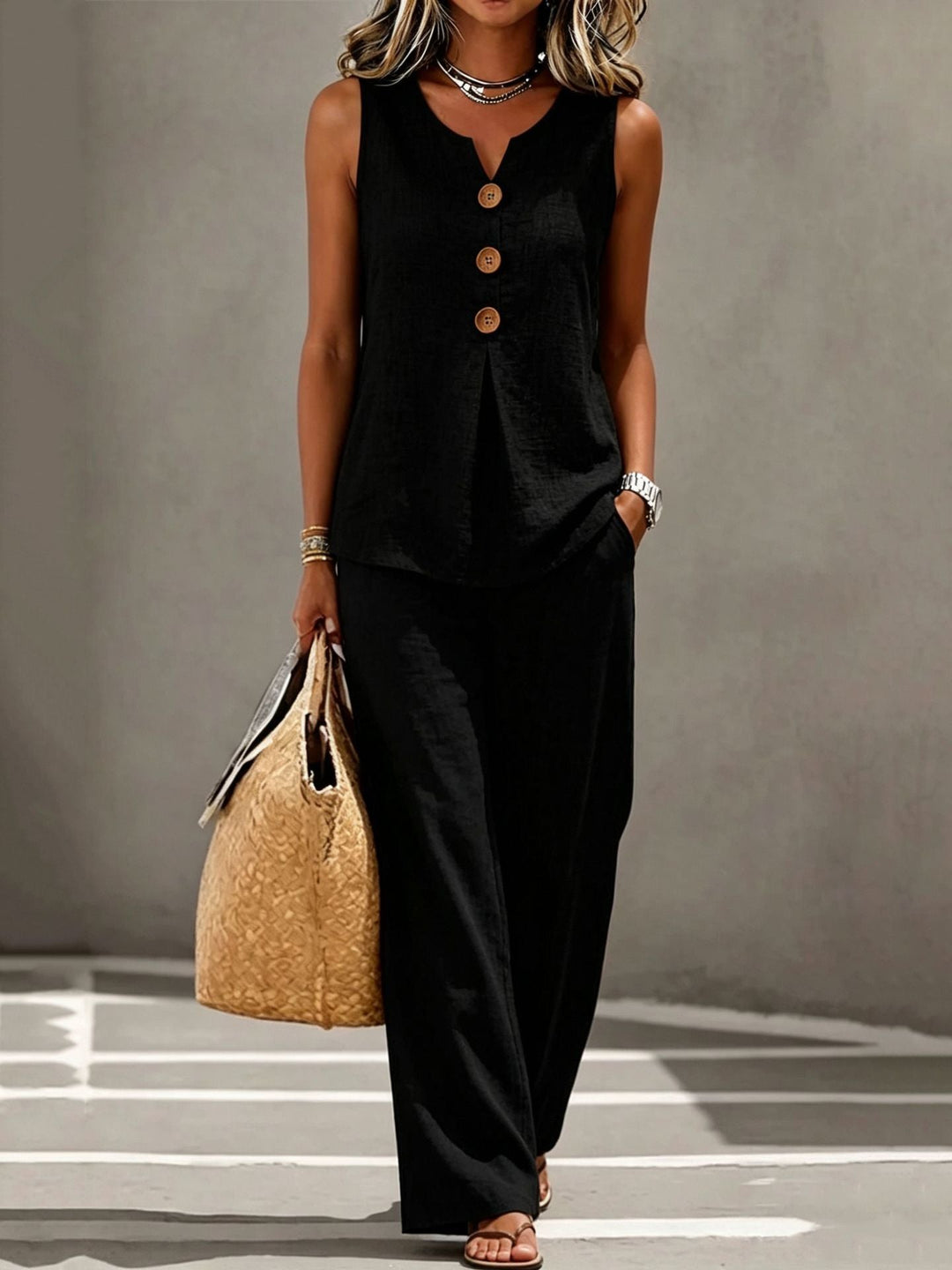 Joséphine – Flowy Elegant Pants Set