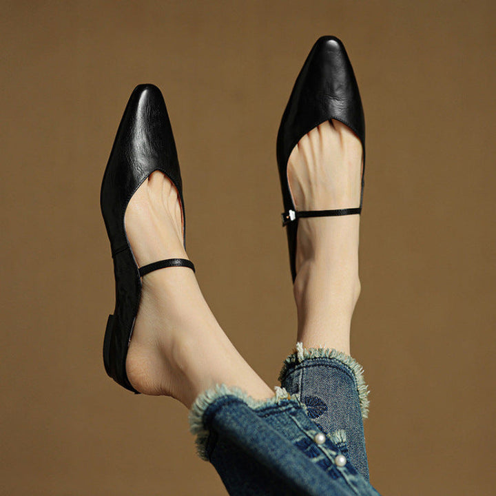 Orella Genuine Leather Mules