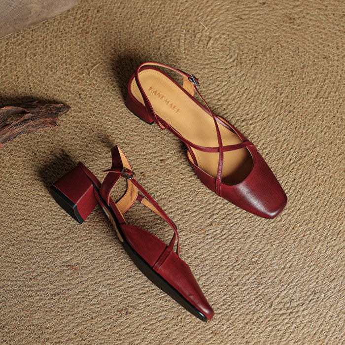 Valenne Leather Heels
