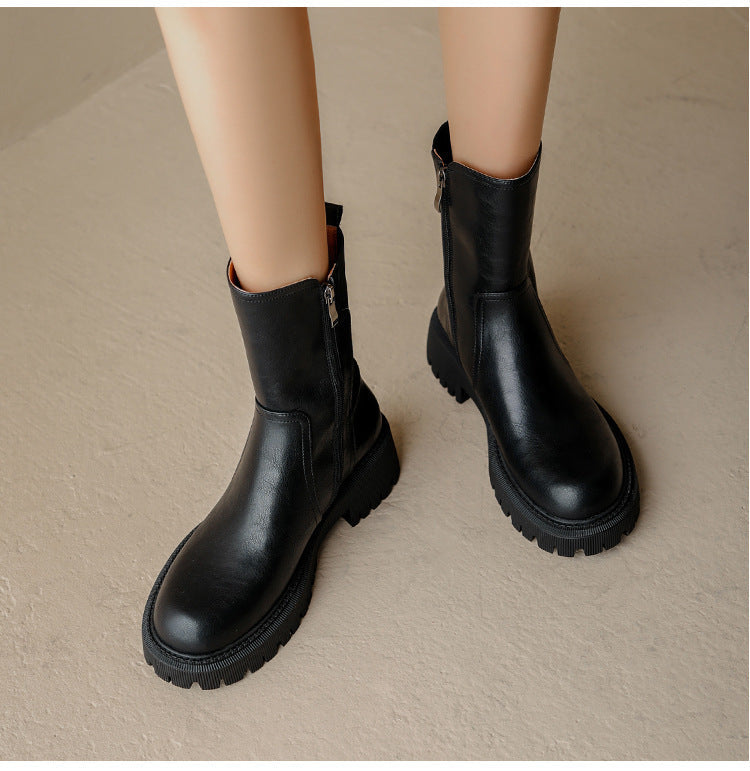 Apolline – Chelsea Ankle Boots with Lug Sole