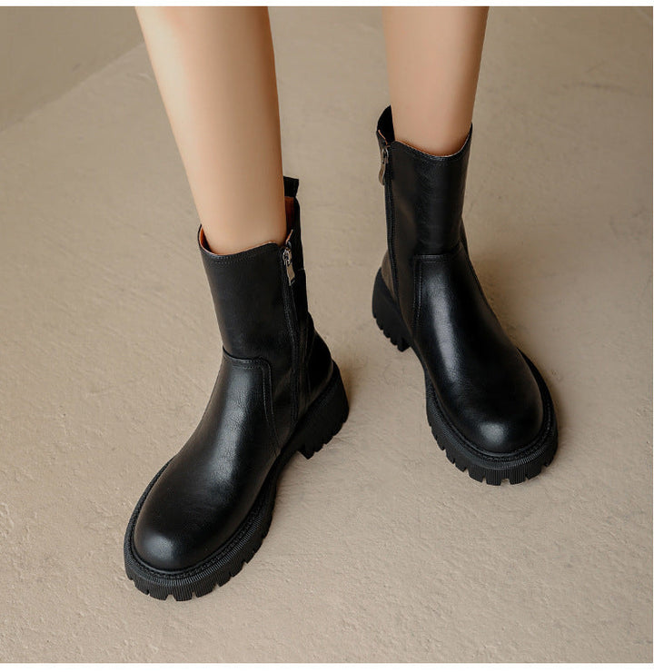 Apolline – Chelsea Ankle Boots with Lug Sole