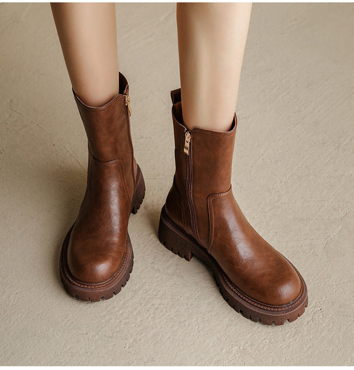 Apolline – Chelsea Ankle Boots with Lug Sole