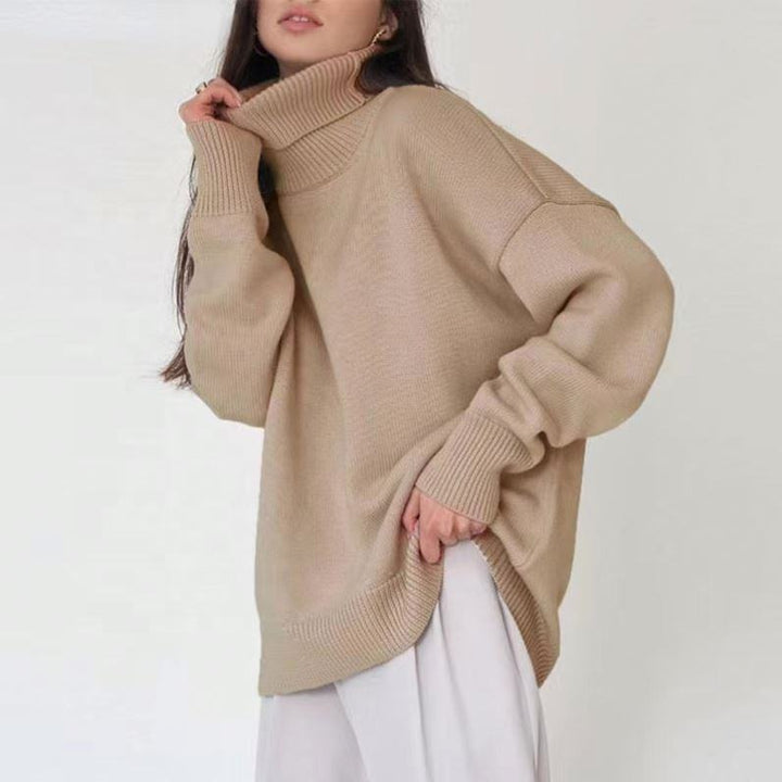 Mylène – Oversized Cotton Turtleneck Sweater