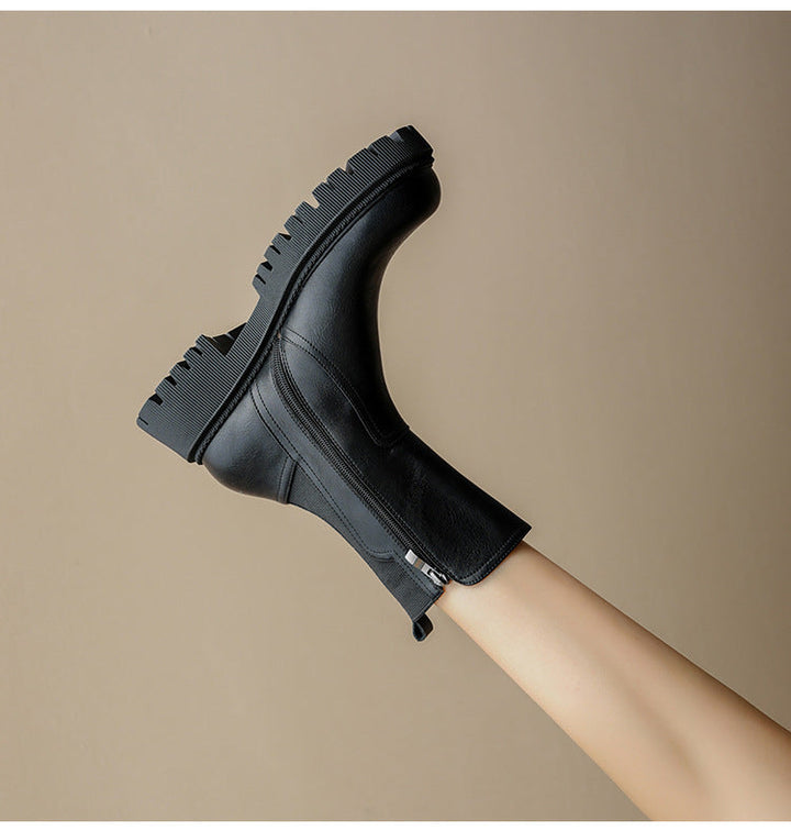 Apolline – Chelsea Ankle Boots with Lug Sole