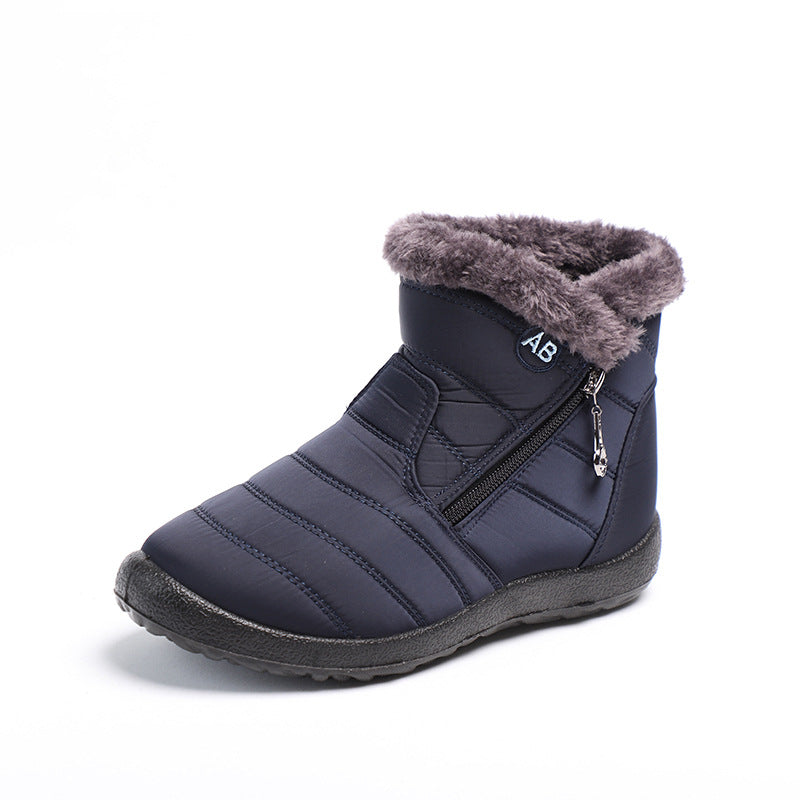 Solène – Waterproof Fleece-Lined Winter Ankle Boots