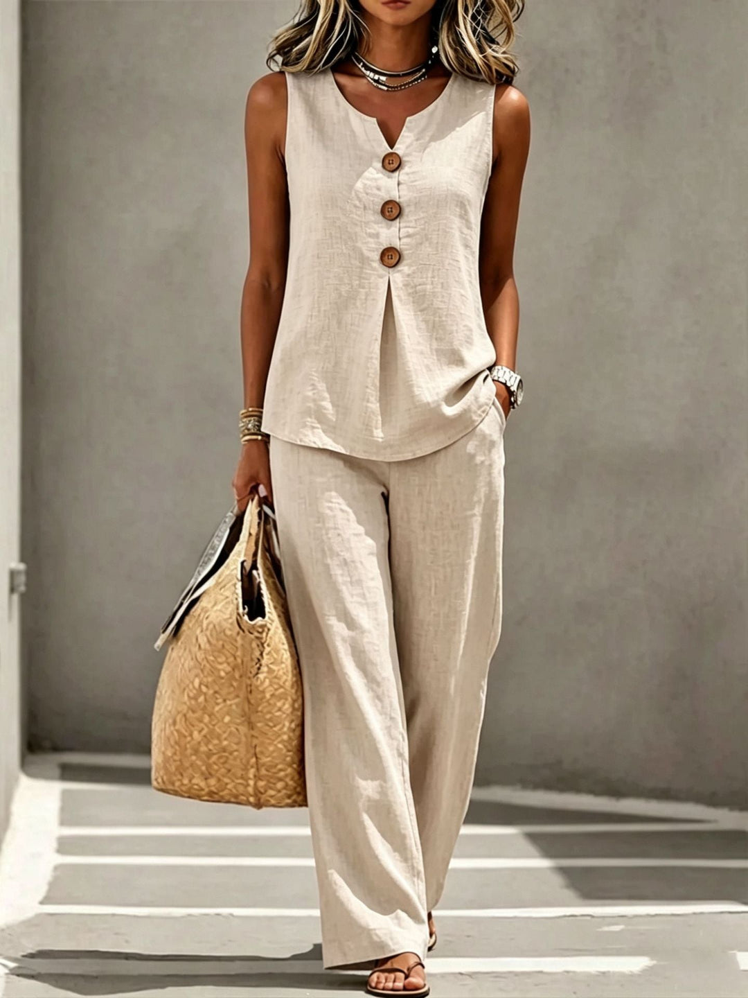 Joséphine – Flowy Elegant Pants Set