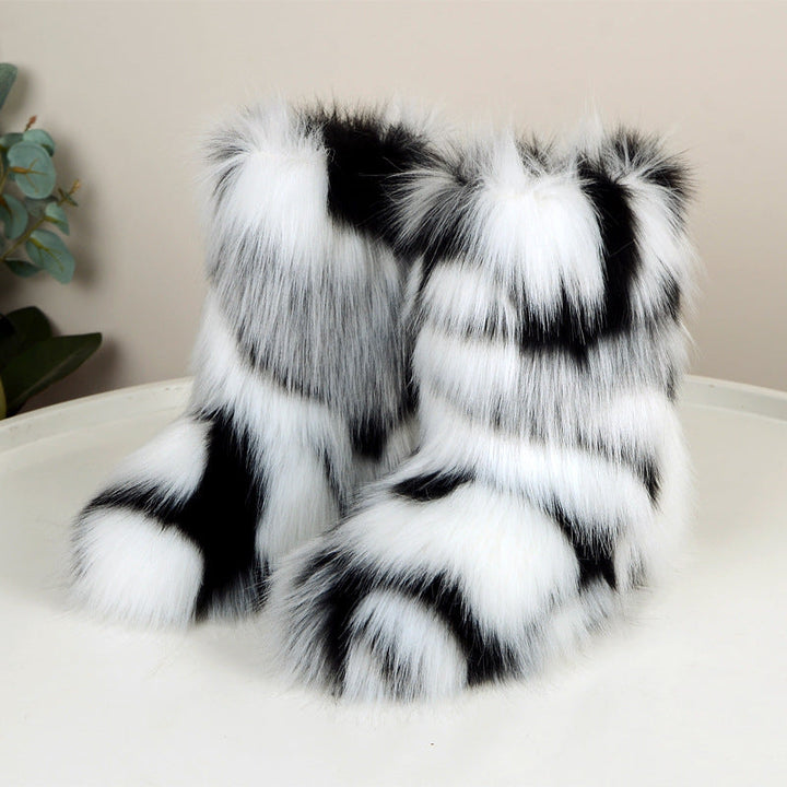 Ségolène – Fleece-Lined Mid-Calf Winter Boots