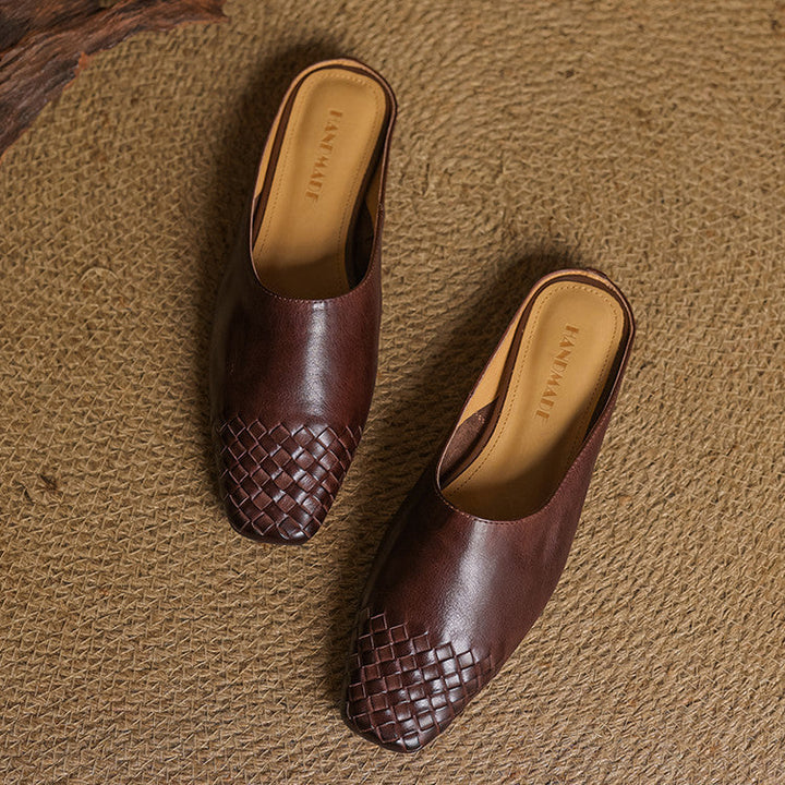 Liora Geniune Leather Mules