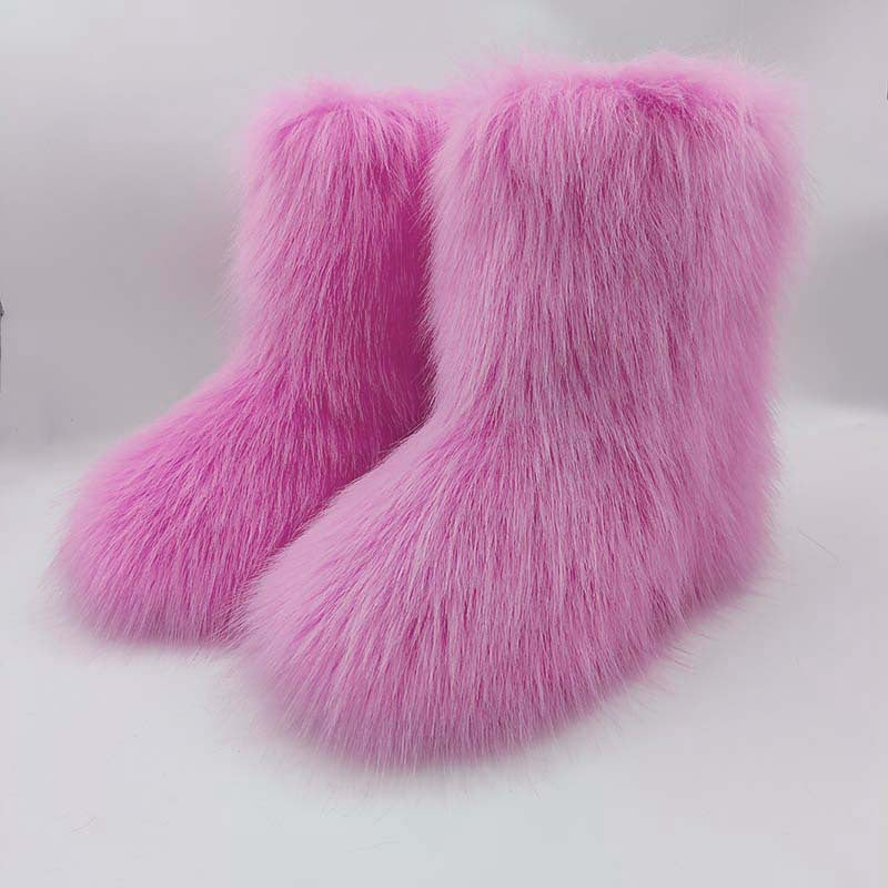 Ségolène – Fleece-Lined Mid-Calf Winter Boots