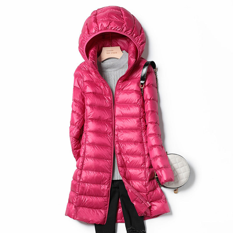 Feathra | Lightweight Coat with Detachable Hood