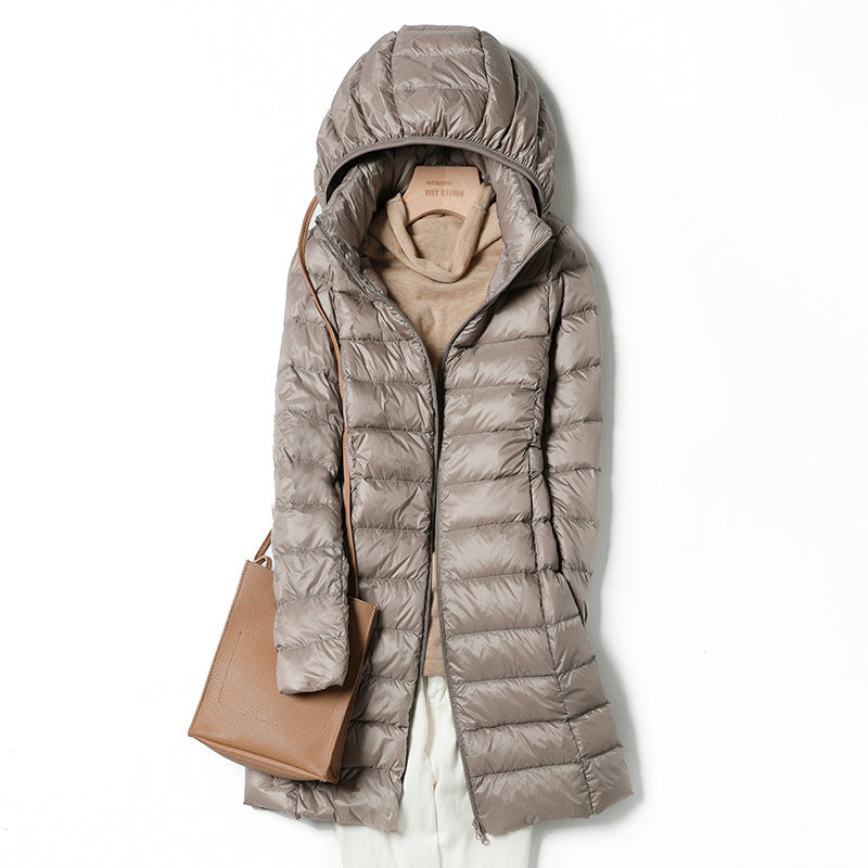Feathra | Lightweight Coat with Detachable Hood