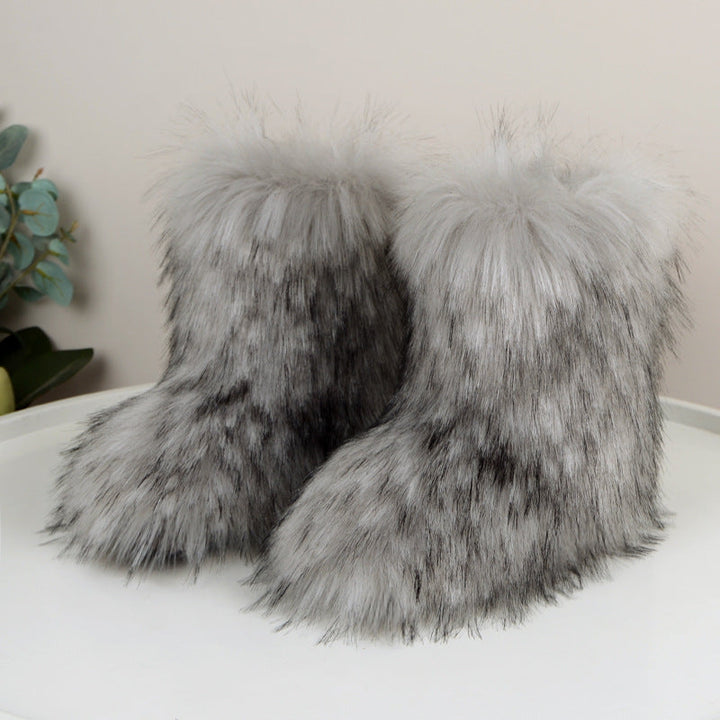 Ségolène – Fleece-Lined Mid-Calf Winter Boots