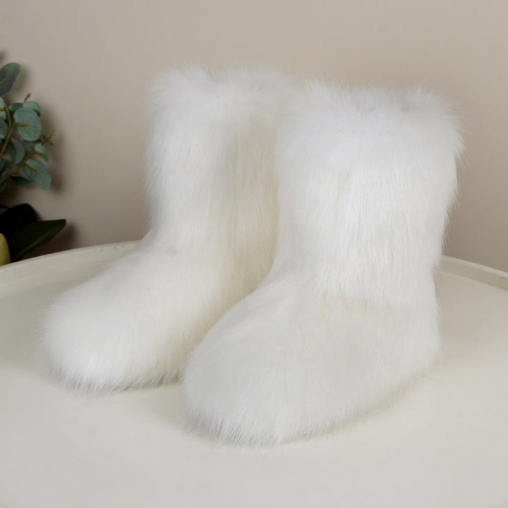 Ségolène – Fleece-Lined Mid-Calf Winter Boots