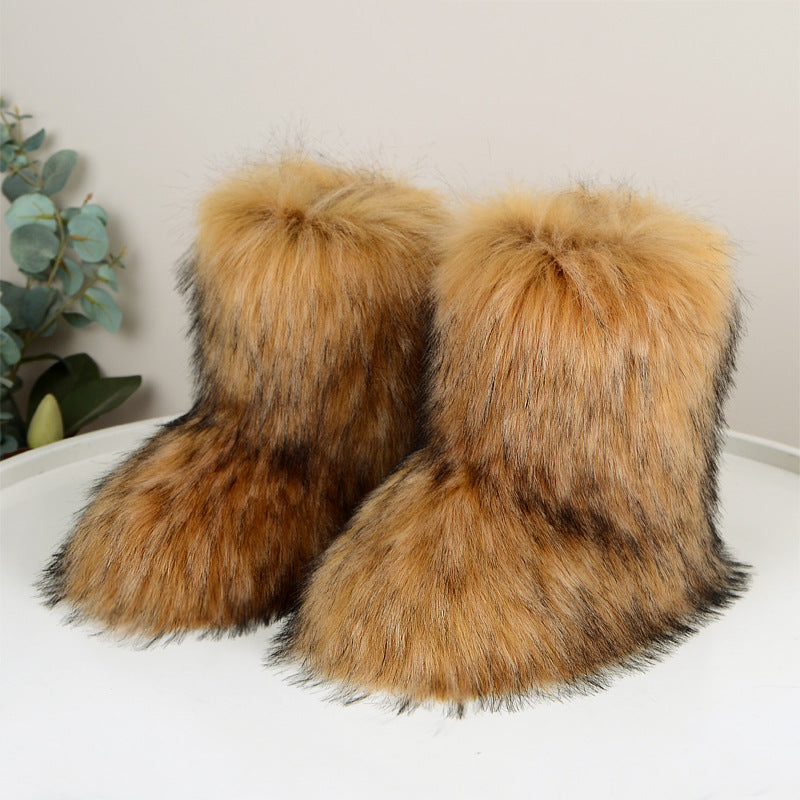 Ségolène – Fleece-Lined Mid-Calf Winter Boots