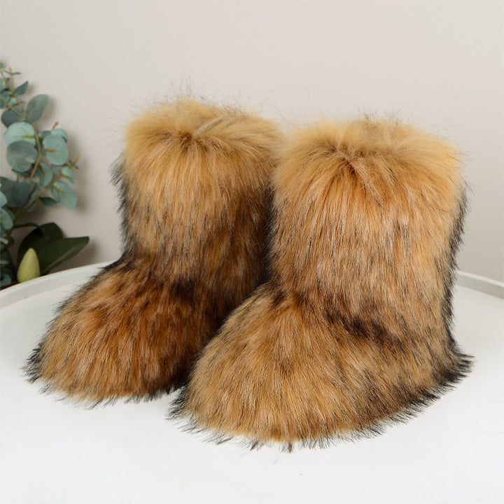 Ségolène – Fleece-Lined Mid-Calf Winter Boots