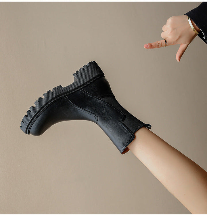 Apolline – Chelsea Ankle Boots with Lug Sole