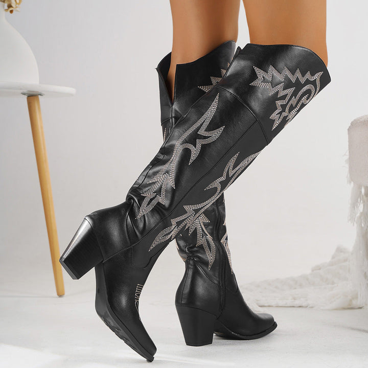 Joséphine – Western-Style Over-the-Knee Boots