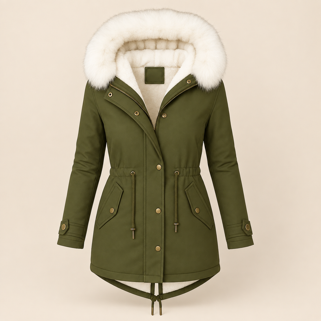 Isaure – Lined Parka with Drawstring Waist
