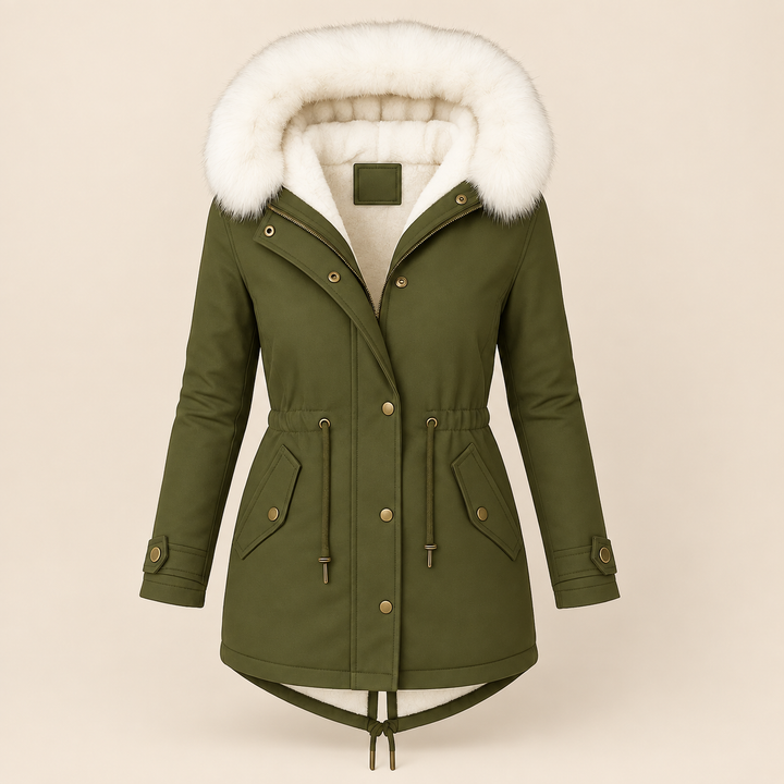 Isaure – Lined Parka with Drawstring Waist