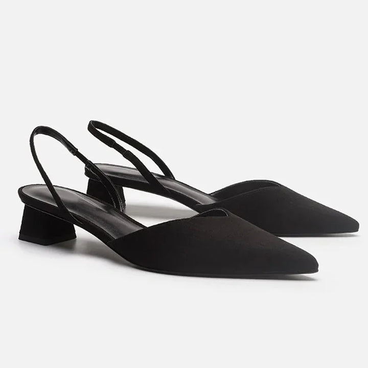 Grace | Low Heel Slingback Shoes