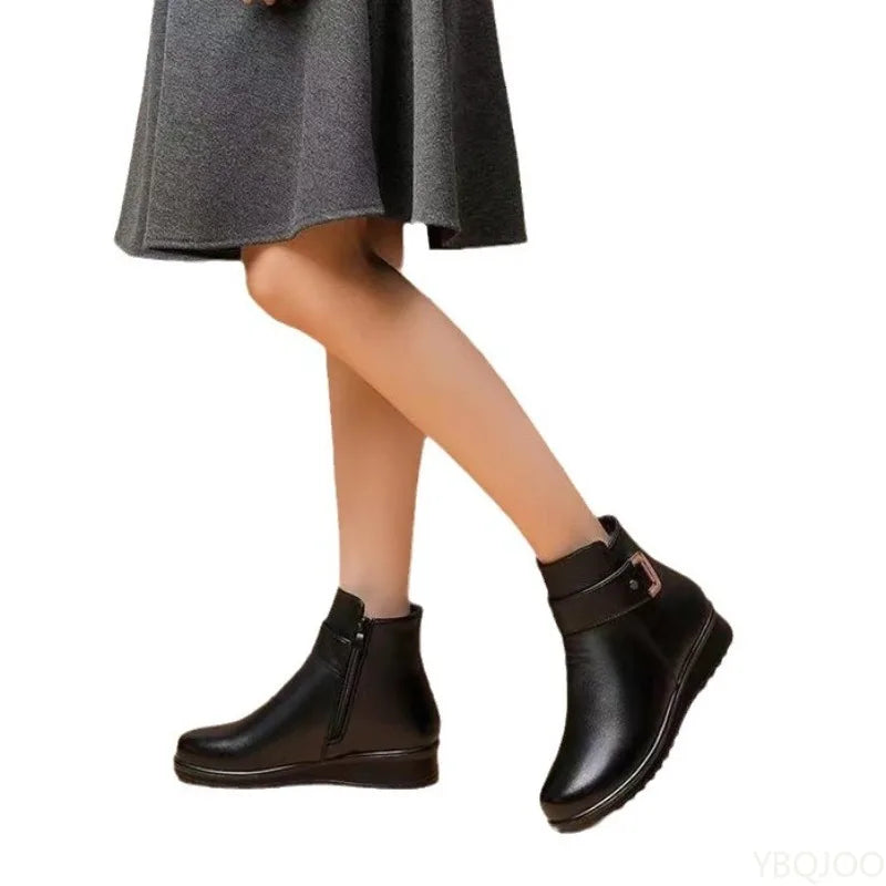 Sidonie – Non-Slip Flat Winter Ankle Boots