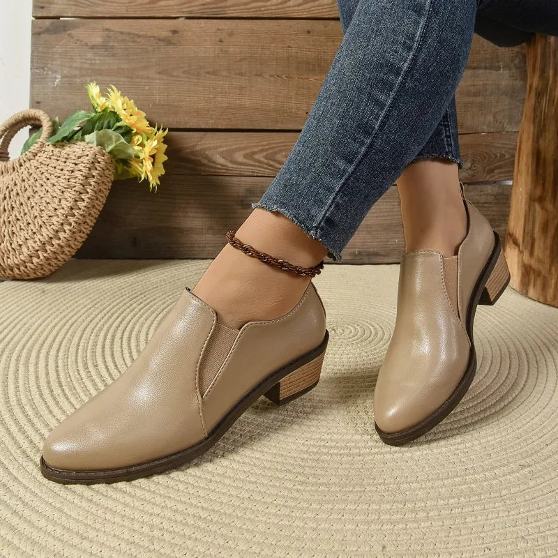 Honorine – Pointed-Toe Mid-Calf Orthopedic Boots
